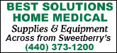 Best Solutions Home Medical Supplies Sponsorship Banner